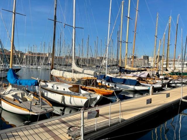 Terrasse Vue Mer & Quartier Historique Vieux Port Marseille Bagian luar foto