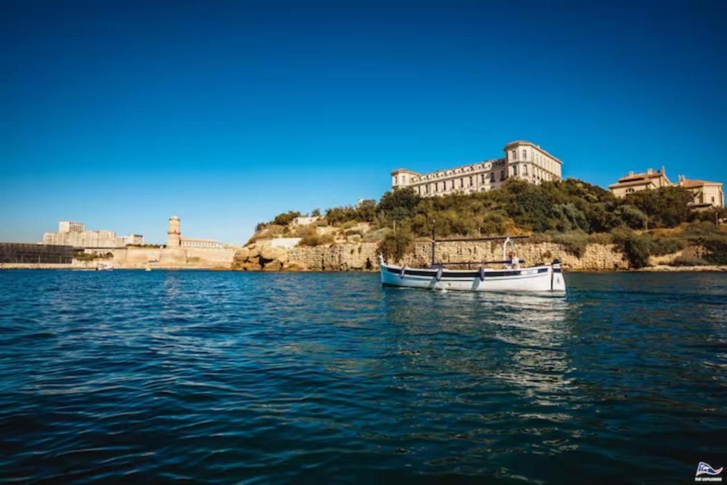 Terrasse Vue Mer & Quartier Historique Vieux Port Marseille Bagian luar foto